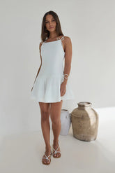 Sweeter Days Mini Dress White