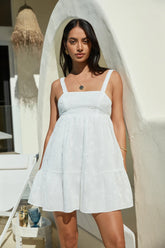 Purely Lovers Mini Dress White