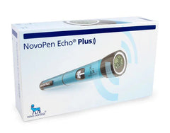 NovoPen Echo PLUS Smart Pen by Novo Nordisk - Measures 1/2 Units Blue or Red - Novo Nordisk EasyMeds Pharmacy