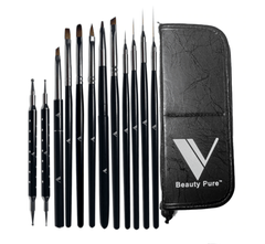 V Beauty Pure Brush and Tool Kit With Carrying Case