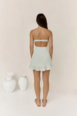 Palm Tree Dreaming Mini Dress Sage