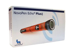 NovoPen Echo PLUS Smart Pen by Novo Nordisk - Measures 1/2 Units Blue or Red -   Novo Nordisk EasyMeds Pharmacy