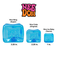 Schylling NeeDoh Nice Berg - Giant NeeDoh Nice Cube - Sensory Squeeze Toy with a Super Solid Squish - Ages 3 and Up - One Cube
