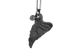 Schmuck Flügel Schwarz von Nymphenburg